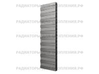 Радиатор биметаллический Royal Thermo PianoForte Tower / Silver Satin / 18 секций